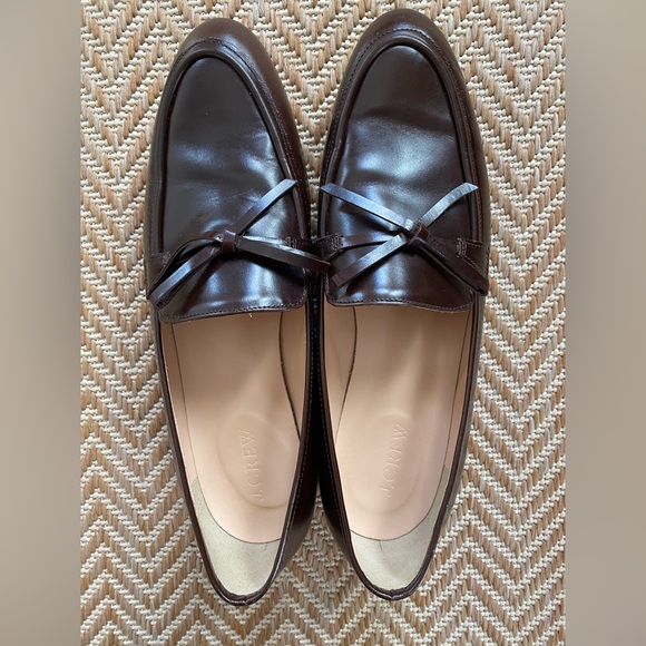J. Crew Shoes - J. Crew Academy Loafers Bittersweet Chocolate size 9